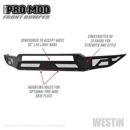 Westin Pro-Mod Front Bumper 58-41175